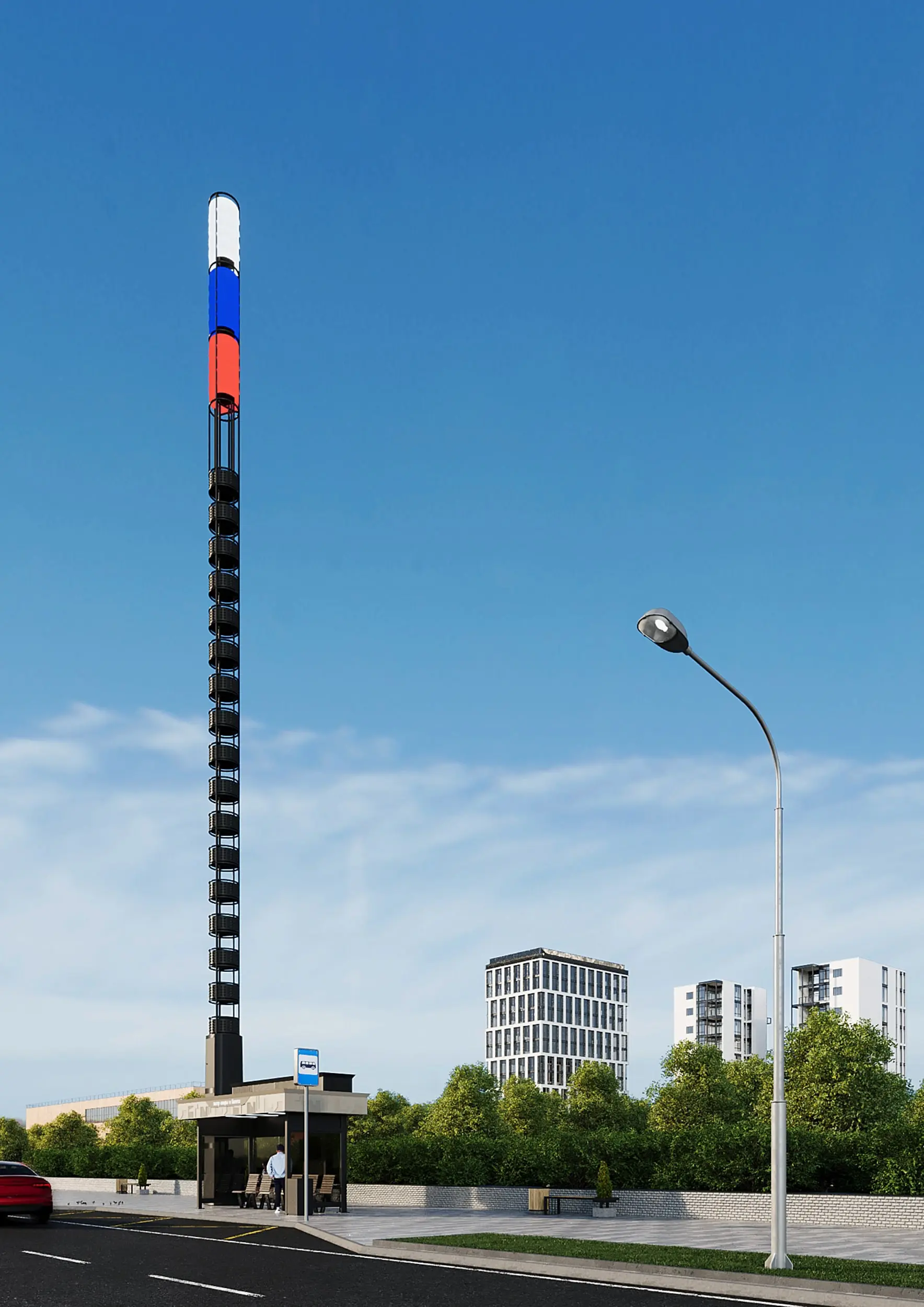 Опора сотовой связи МТС  1