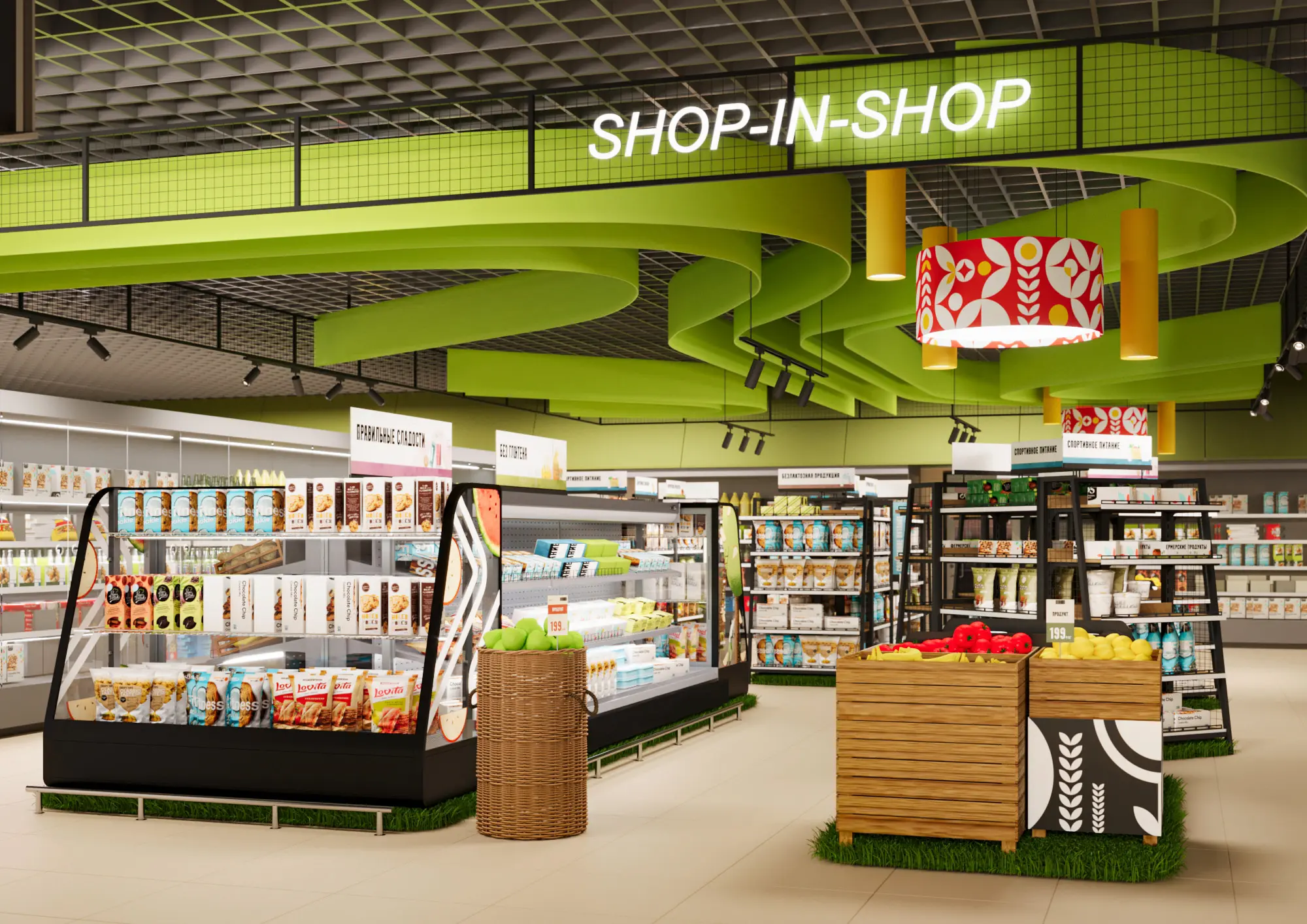 Перекрёсток формата shop-in-shop  1